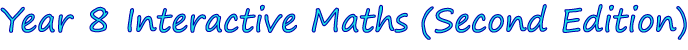 Year 8 Interactive Maths Software (Second Edition)