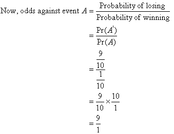 Probability to odds calc