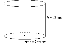 volume of a cylinder formula